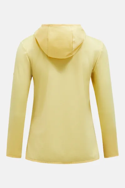 Mikina Peak Performance W Light Zip Hood Mellow Yellow