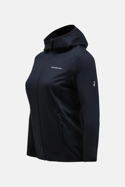 Mikina Peak Performance W Light Zip Hood Black