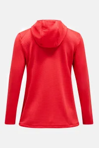 Mikina Peak Performance W Trail Polartec Zip Hood Brilliant Red/Black/
