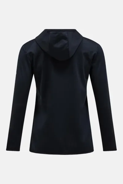 Mikina Peak Performance W Light Zip Hood Black