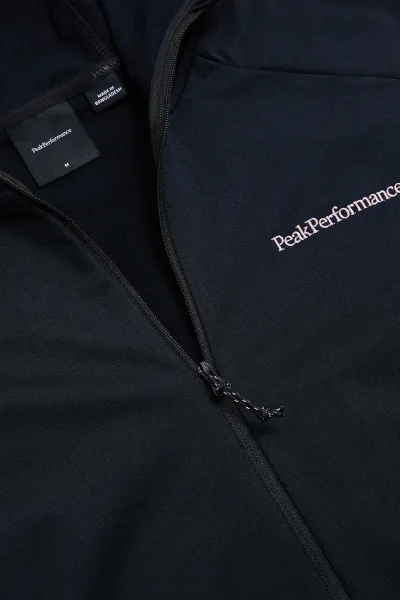 Mikina Peak Performance M Light Zip Hood Black