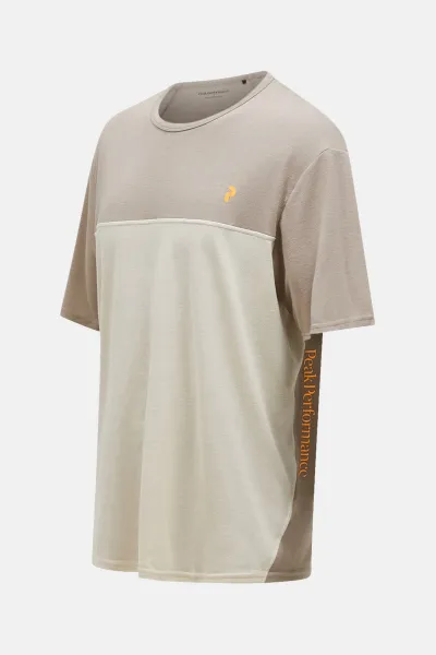 Tričko Peak Performance M Trail Wool Blend Ss Avid Beige