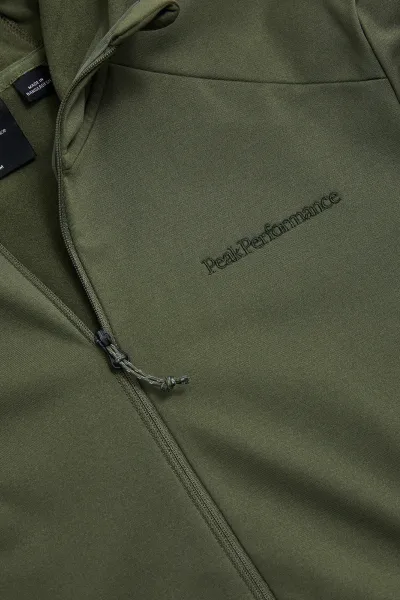 Mikina Peak Performance M Light Zip Hood Pine Needle