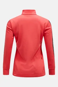 Mikina Peak Performance W Turf Zip Ls Brilliant Red/Black/