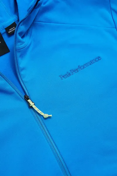 Mikina Peak Performance M Light Zip Hood Brilliant Blue