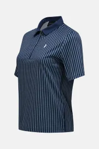 Polokošeľa Peak Performance W Graphic Ss Zip Polo Blue Shadow