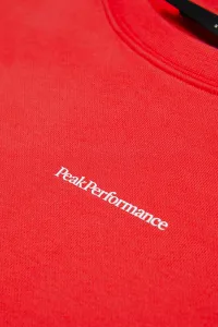 Mikina Peak Performance W Original Terry Crew Brilliant Red/Black/