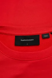 Mikina Peak Performance W Original Terry Crew Brilliant Red/Black/