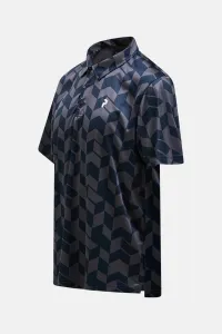 Polokošeľa Peak Performance M Graphic Ss Polo Motion Grey