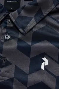 Polokošeľa Peak Performance M Graphic Ss Polo Motion Grey