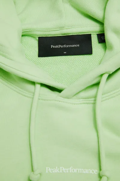 Mikina Peak Performance M Original Terry Hood Vivid Green