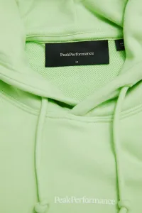 Mikina Peak Performance M Original Terry Hood Vivid Green