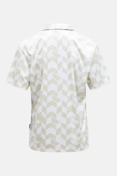 Polokošeľa Peak Performance M Graphic Ss Polo Sandfog