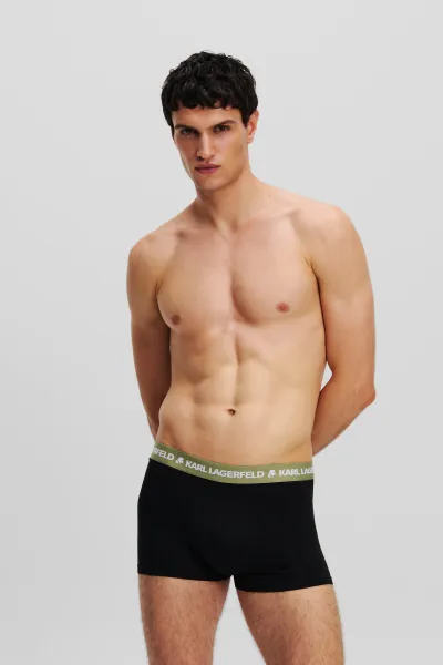 Spodná Bielizeň Karl Lagerfeld Logo Trunk Colorband Foiliage-Oil-Absinth Green