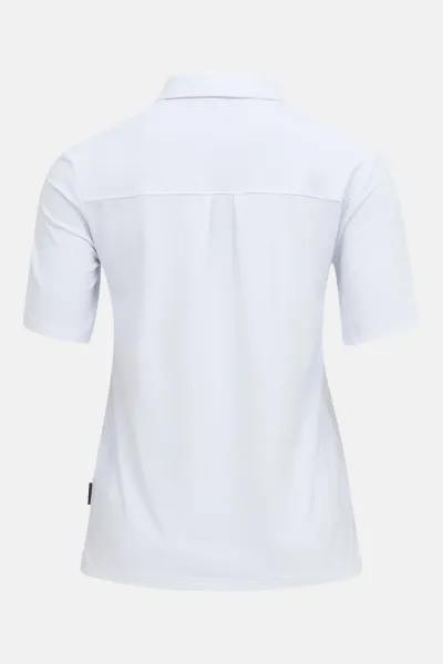 Polokošeľa Peak Performance W Comfort Zip Polo White