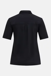 Polokošeľa Peak Performance W Comfort Zip Polo Black