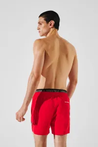 Plavky Karl Lagerfeld Ikon Elastic Boardshorts Grenadine