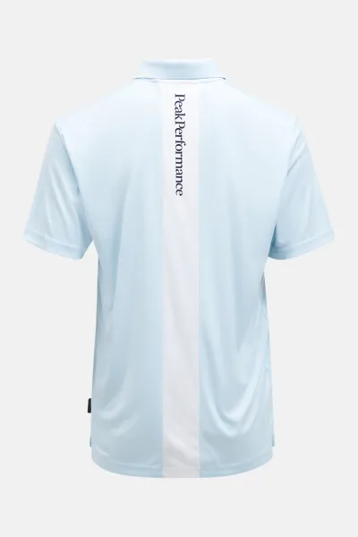 Polokošeľa Peak Performance M Player Zip Polo Cloud