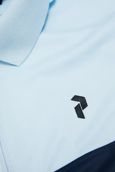 Polokošeľa Peak Performance M Player Zip Polo Cloud