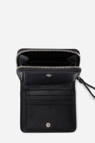 Peňaženka Karl Lagerfeld K/Circle Md Zip Bifold Wallet Black