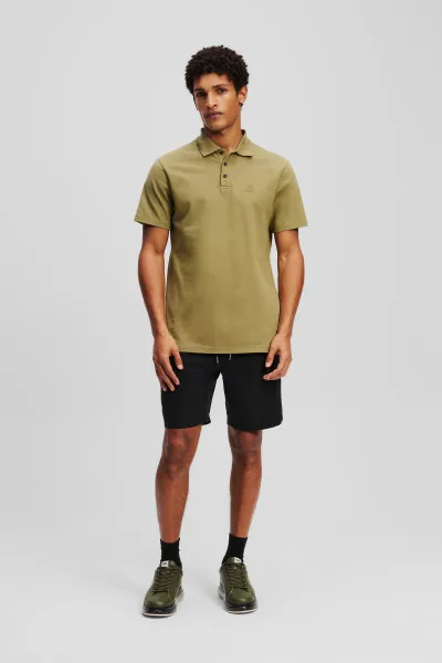 Šortky Karl Lagerfeld Kameo Logo Tencel Blend Shorts Black