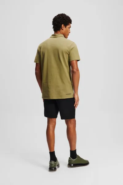 Šortky Karl Lagerfeld Kameo Logo Tencel Blend Shorts Black