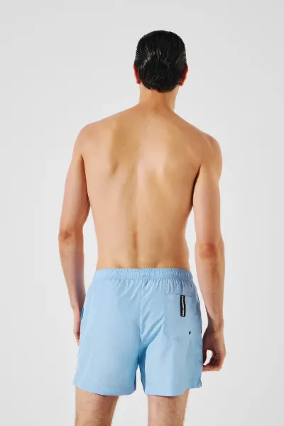 Plavky Karl Lagerfeld Karl Logo Short Boardshorts Placid Blue