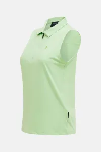 Polokošeľa Peak Performance W Comfort Zip Sl Polo Vivid Green