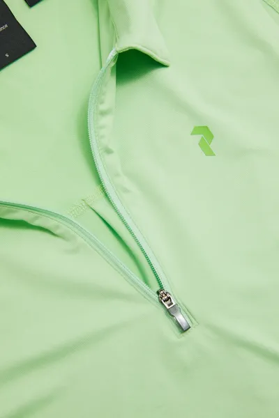 Polokošeľa Peak Performance W Comfort Zip Sl Polo Vivid Green