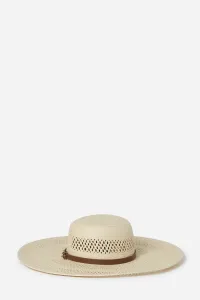 Klobúk Karl Lagerfeld K/Autograph Belt Straw Hat Natural