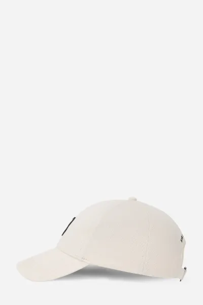 Šiltovka Karl Lagerfeld Ikon Choupette Patch Cap Cannoli Cream