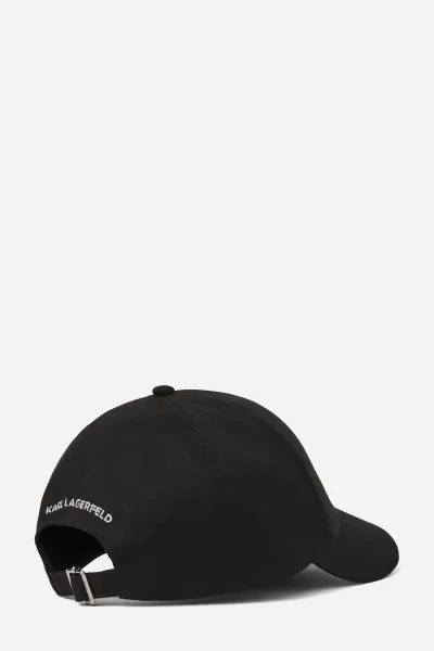 Šiltovka Karl Lagerfeld Ikon Pin Cap Black