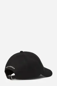 Šiltovka Karl Lagerfeld Ikon Pin Cap Black