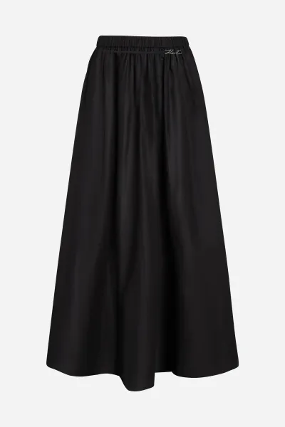 Plážové Oblečenie Karl Lagerfeld Karl Dna Long Skirt Black