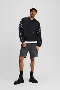 Šortky Karl Lagerfeld Jeans Klj Relaxed Short Denim Washed Black