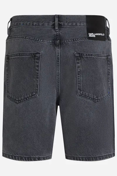 Šortky Karl Lagerfeld Jeans Klj Relaxed Short Denim Washed Black