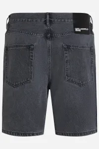 Šortky Karl Lagerfeld Jeans Klj Relaxed Short Denim Washed Black