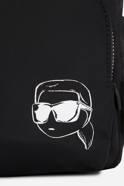 Batoh Karl Lagerfeld Ikon Nylon Outline Sm Bp Black