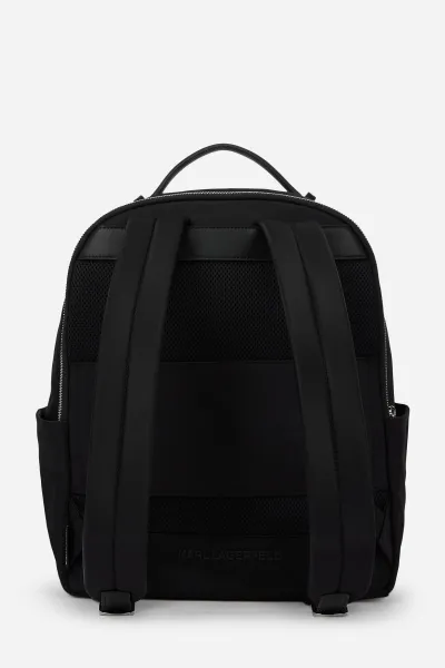 Batoh Karl Lagerfeld Ikon Nylon Laptop Backpack Black