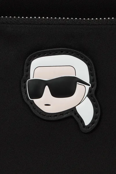 Batoh Karl Lagerfeld Ikon Nylon Laptop Backpack Black