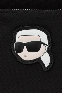 Batoh Karl Lagerfeld Ikon Nylon Laptop Backpack Black