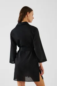 Plážové Oblečenie Karl Lagerfeld Karl Dna Signature Beach Dress Black