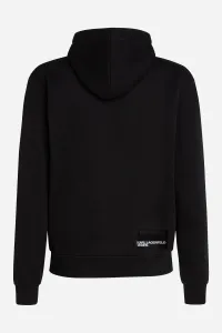 Mikina Karl Lagerfeld Jeans Klj Reg Logo Hoodie Black