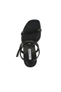Sandále Karl Lagerfeld Belvia Ankle Strap Sandal Black Lthr