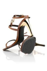 Sandále Karl Lagerfeld Belvia Ankle Strap Sandal Tan Lthr