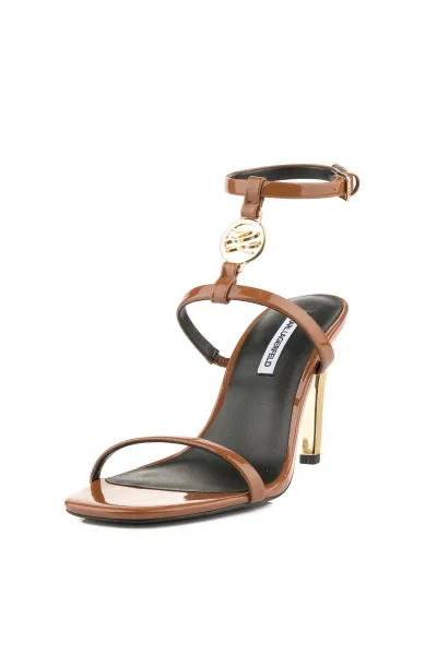 Sandále Karl Lagerfeld Belvia Ankle Strap Sandal Tan Lthr