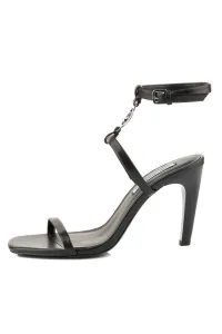 Sandále Karl Lagerfeld Belvia Ankle Strap Sandal Black Lthr