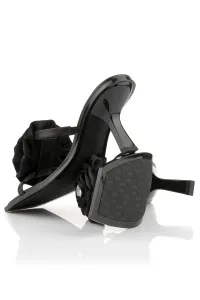 Sandále Karl Lagerfeld Karmel Flora Slide Black Lthr