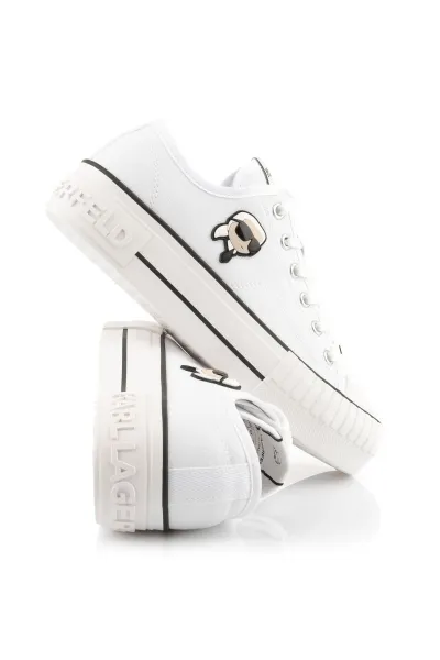 Tenisky Karl Lagerfeld Kampus Max Nft Patch Lo Lace White Canvas