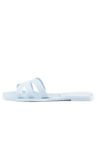 Šľapky Karl Lagerfeld Jelly Iv Matt Slide Light Blue Rubber